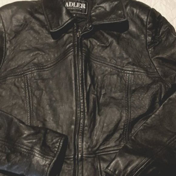ADLER leather coat S - Picture 1 of 4